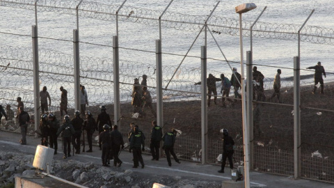 La valla de Ceuta.