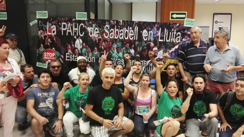 Una acció de la PAHC de Sabadell. / PAHC Sabadell