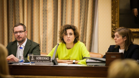 La ministra de sanidad, Dolors Montserrat, en una comparecencia en el Congreso. E.P.