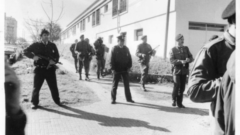 Policías uruguayos en una imagen de archivo.