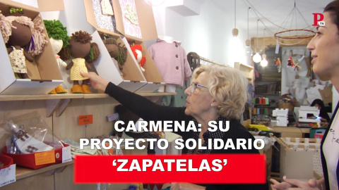 Carmena: su proyecto solidario 'Zapatelas'