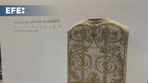 La casulla del Arca de la Alianza de Jaén recupera su esplendor