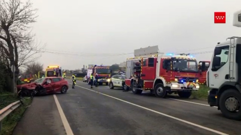 Un fallecido y un herido grave en choque frontal en la M-507