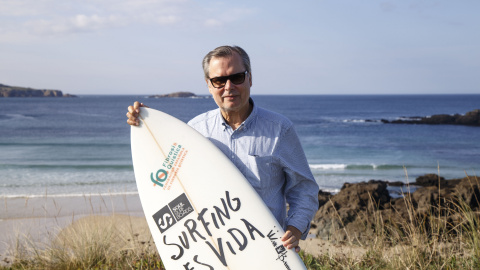 Carlos García, presidente Federación Española de Surf. /VÍCTOR CRESPO