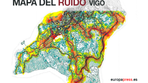 Mapa del ruido Vigo/ EUROPA PRESS