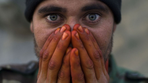 El infierno de la guerra en una mirada