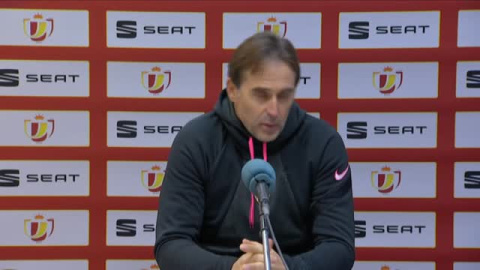 Lopetegui tras la victoria al Ciudad de Lucena: "Fácil no, fácil no hay nada"