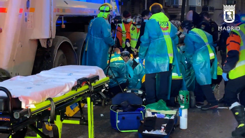 Muere un ciclista en Madrid tras ser atropellado por un camión de basura