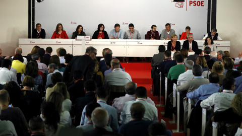 Vista general del último Comité Federal del PSOE, presidido por la Gestora.