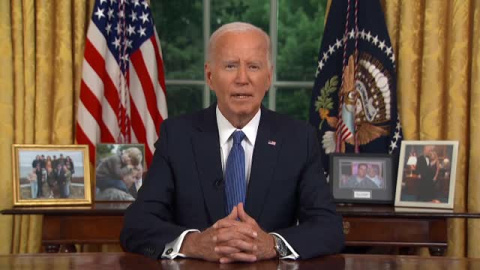 Biden justifica su salida para unir al país y a su partido