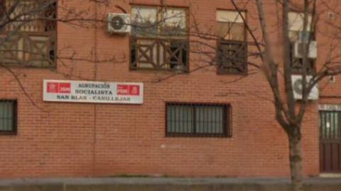 Sede de la formación del PSOE en el distrito madrileño de San Blas-Canillejas / GOOGLE STREET VIEW