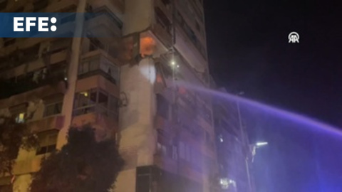 Un bombardeo impacta contra un edificio residencial en Beirut