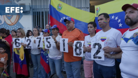 Opositores venezolanos protestan contra el "fraude" y valoran apoyo de Panamá a su causa