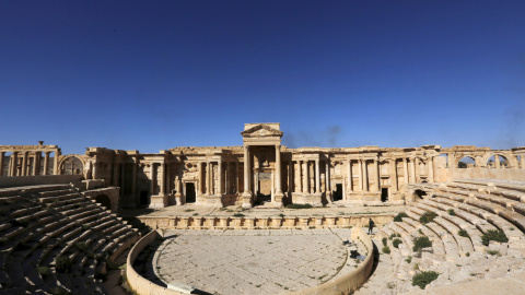 Imagen de archivo del teatro romano de la antigua ciudad siria de Palmira. REUTERS/Omar Sanadiki