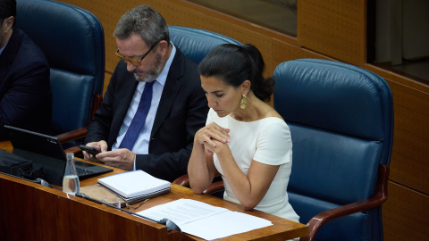 Rocío Monasterio, de Vox, queda retratada por su discurso antimigratorio