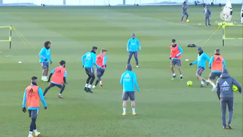 Primer entrenamiento del Real Madrid en 2021 y último antes de recibir al Celta de Vigo