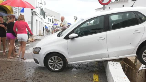 Menorca empieza a recuperarse de los destrozos de la DANA