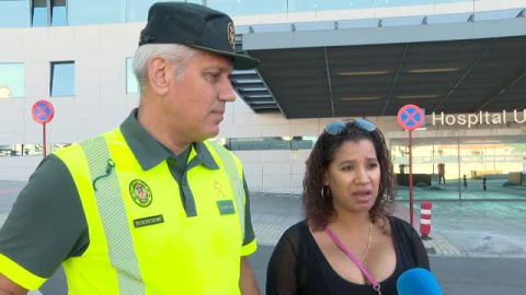 Un Guardia Civil de tráfico salva a un bebé de morir ahogado