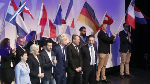 Los líderes de la ultraderecha europea se han reunido en Coblenza (Alemania) envalentonados ante la llegada de Trump / EFE