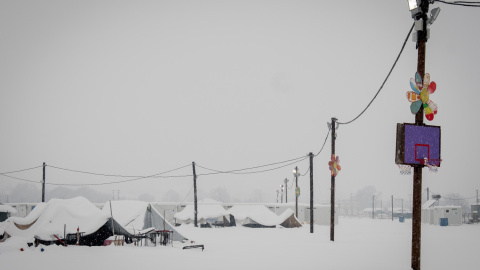 Campamento de Katsikas, al norte de Grecia. - LUCAS BERTOLDO