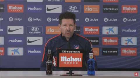 Simeone sobre Diego Costa: "Poder ayudarle sin que perjudique al club, nos genera una tranquilidad"