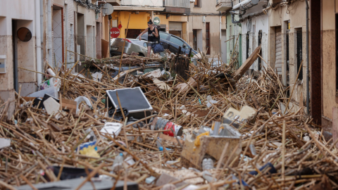 Así fue la llegada de los devastadores efectos de la DANA en Paiporta (València)