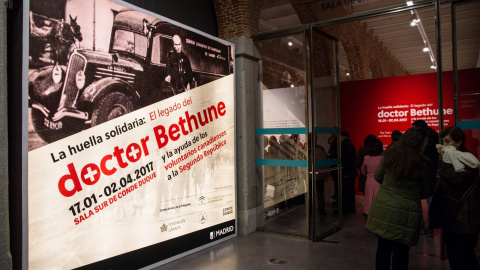 Exposición El legado del doctor Bethune en el Centro Cultural Conde Duque- OSCAR RODRÍGUEZ