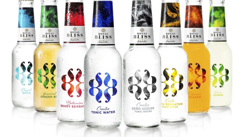 'Royal Bliss' es la nueva marca de bebidas para mezclar lanzada por Coca-Colas en España. E.P.