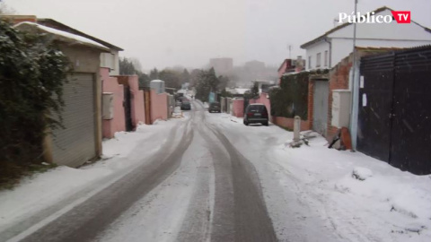 La Cañada Real: nieve y situación límite