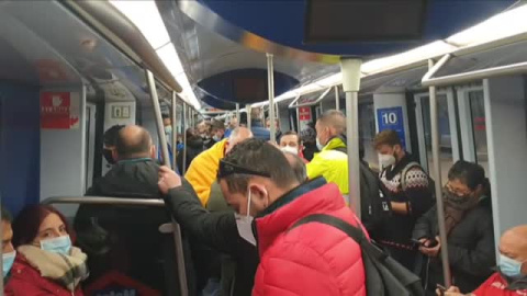 El Metro de Madrid es la única alternativa para moverse en la capital 