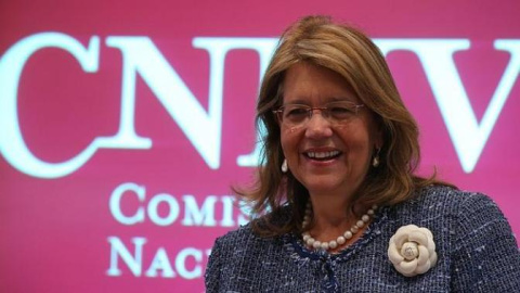 La expresidenta de la CNMV, Elvira Rodríguez. EFE