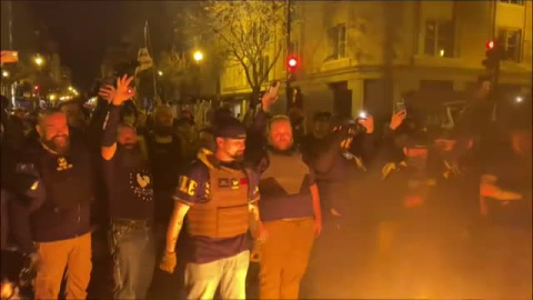 Las "marchas de Jericó" se tornan violentas en Washington y se extienden por EEUU