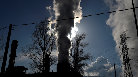 Planta térmica de energía eléctrica en Soto de Ribera (Asturias). REUTERS