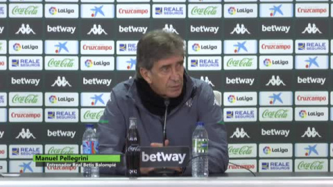 Pellegrini cree "bastante irresponsable" celebrar el partido ante el Huesca