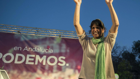 Teresa Rodríguez, reelegida secretaria general de Podemos Andalucía. / EFE