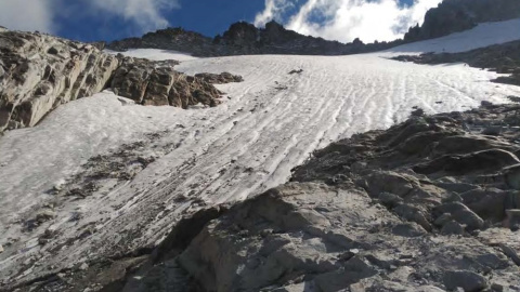 Imagen del glaciar de La Maladeta