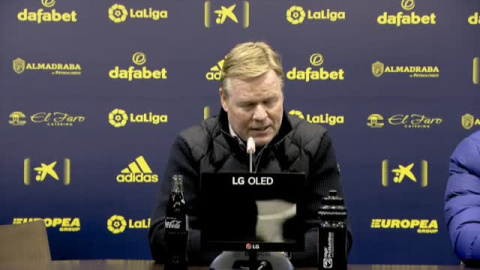 Koeman: "Es una paso de gigante atrás en la lucha por LaLiga"