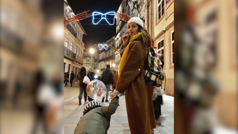 Sara Carbonero desvela uno de sus "momentos rescate" con un recuerdo navideño