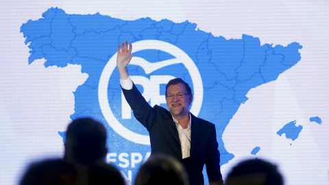 Rajoy, sin rival, seguirá siendo el líder absoluto del PP tras el Congreso nacional de la formación, que se celebra este fin de semana en Madrid. Archivo REUTERS