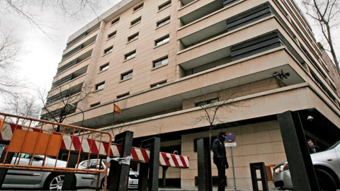 Edificio de la Audiencia Nacional, en Madrid. EFE