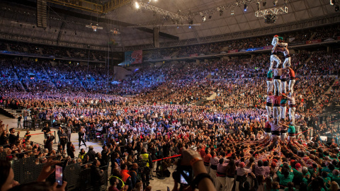 Palau Sant Jordi ple de gom a gom