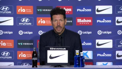 Simeone: "Hay una competencia muy linda y es el equipo el que gana con ello"