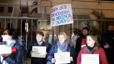 Manifestación contra la explotación de menores en Mallorca