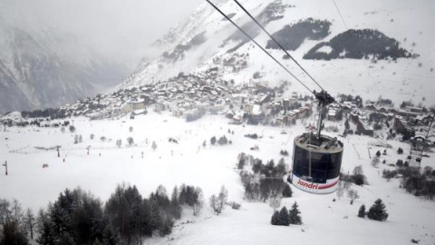 Imagen de archivo de la estación de Tovière, en los Alpes franceses, cerca de la frontera con Italia / EFE