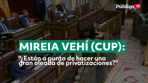 Mireia Vehí: "¿Están a punto de hacer una gran oleada de privatizaciones?"