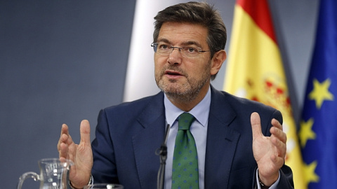 Rafael Catalá, ministro de Justicia.EFE