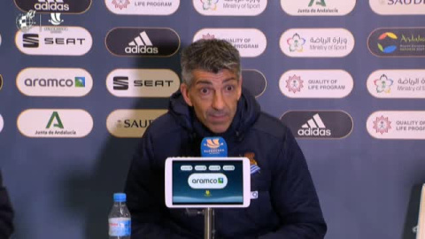 Imanol Alguacil confía en eliminar al Barça: "Me he despedido de mi mujer hasta dentro de diez días"