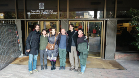 Representants de l'AMPA de l'escola de Premià. @AMPAMarNova