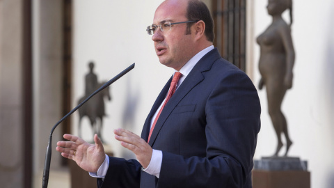 El presidente de la Comunidad de Murcia Pedro Antonio Sánchez. EFE/Marcial Guillén