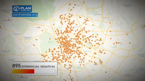 El mapa del acoso a las mujeres en Madrid